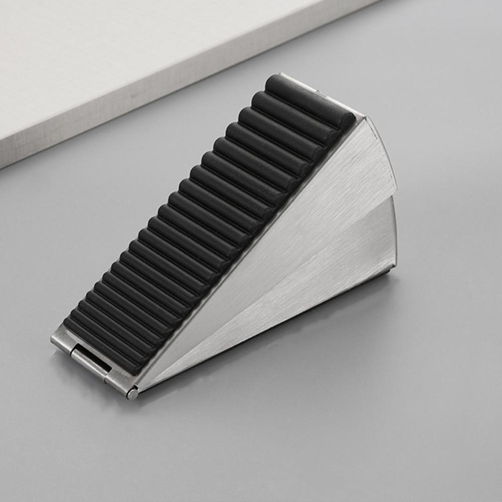 Heavy Duty Wedge Anti Outdoor Door Stop Wind for Wood Garage Steel Doors Sliding Door Stoppers Security Keep Open Stoppers