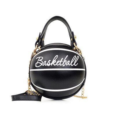 Borsa da basket in pelle femminile 2020 nuove borse a sfera per adolescenti borse a tracolla da donna borse a tracolla a catena con personalità a tracolla: 8