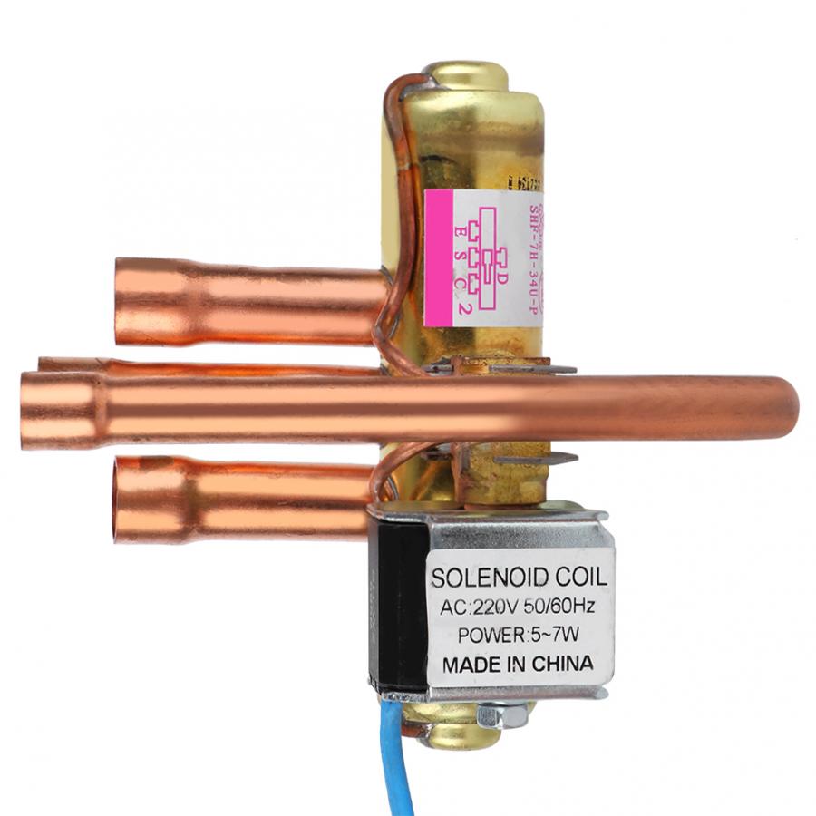 Air Conditioning Electromagnetic Four Way Reversing Valve Air Conditioner Hydraulic Valve Replacement Parts