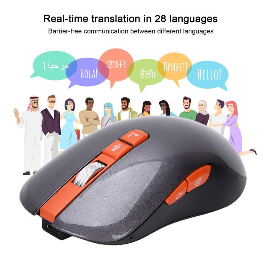 Touch Pad Mouse Wireless Smart Voice Mouse Multi-Language Translation Ultra Thin Rechargeable Mice Flexible Switch Chargeable