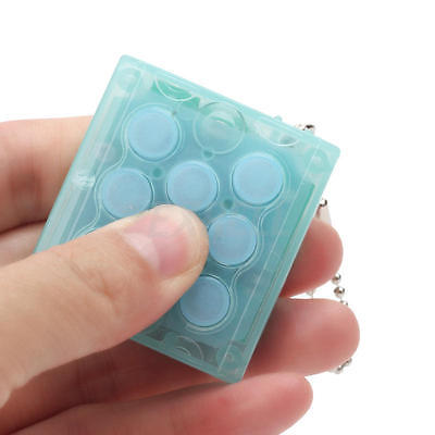 Mini Toy Puchi Puchi Endless Pop Pop Infinite Bubble Wrap Relieve Stress Key Chain