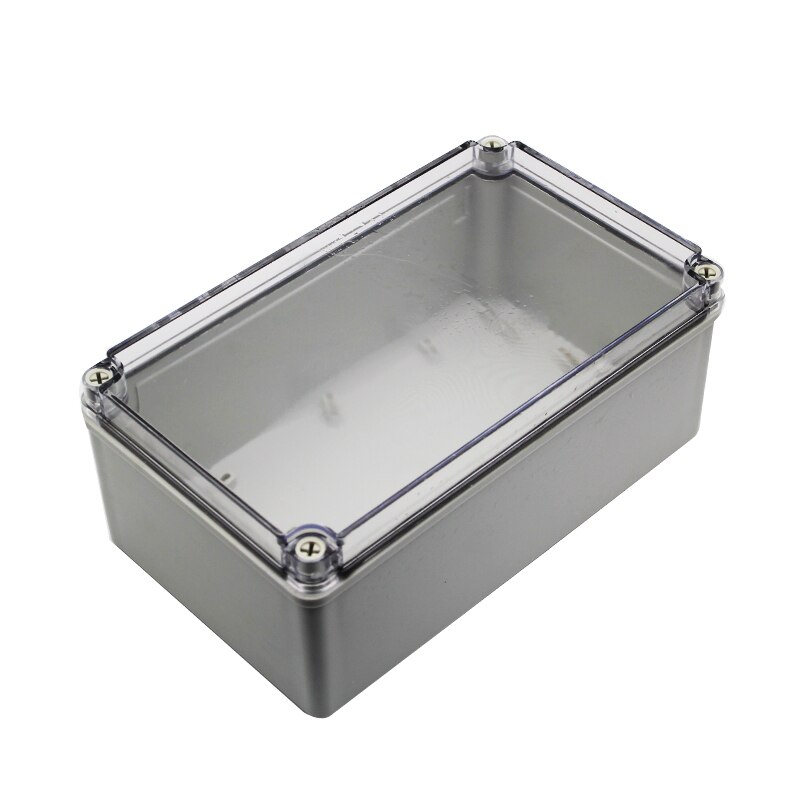 IP67 Outdoor Waterproof PC Junction Box Plastic Shell Distribution Box Monitoring Power Box Socket Box Transparent ABS