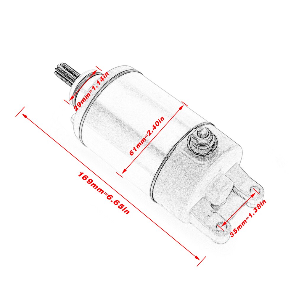 Starter Motor for Suzuki DRZ400 DRZ400E DRZ400S DRZ400SM ATV Engine Starter Motor for Suzuki LTZ400