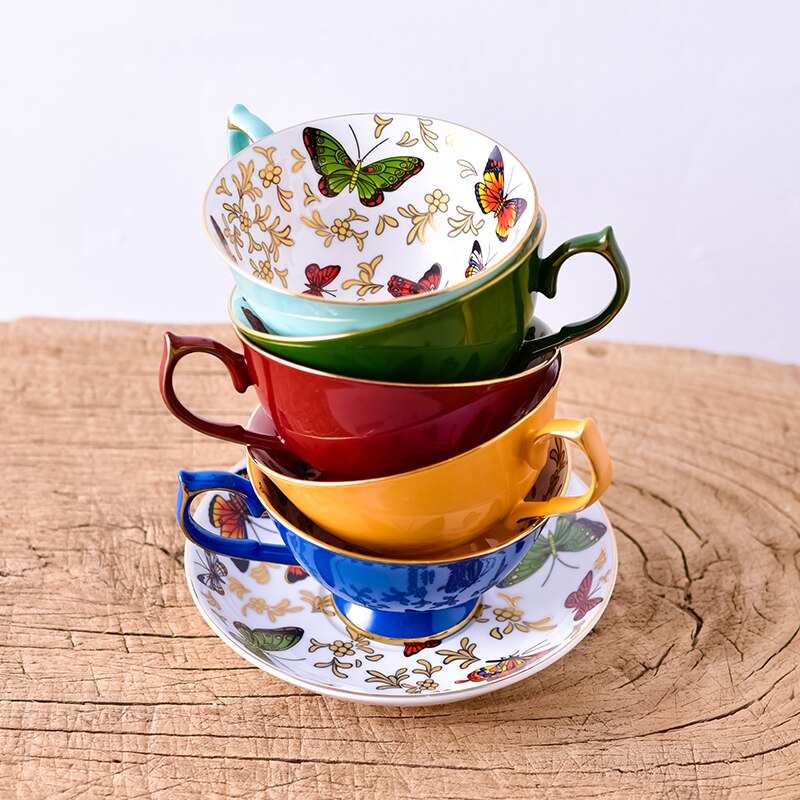 Juego De Tazas De café De De taza, platillo nórdico De cerámica, Tazas De café reutilizables De viaje, utensilios De cocina BJ50BD