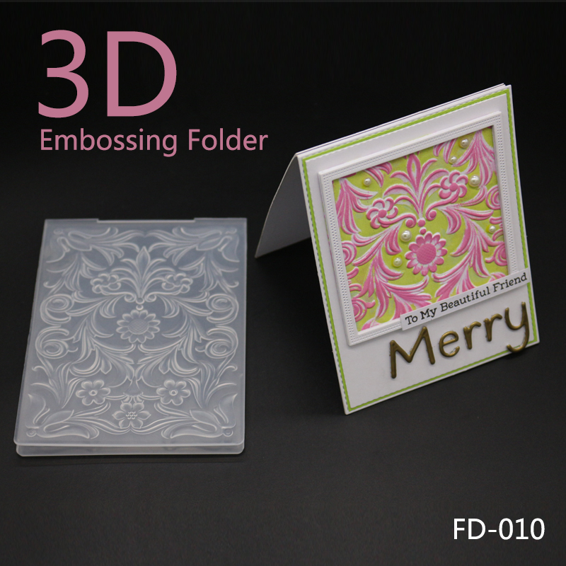 3D Embossing Folders Plastic Scrapbooking For DIY Scrapbook Album Card Decorating Tool Crafts Card Paper Making Decoratio