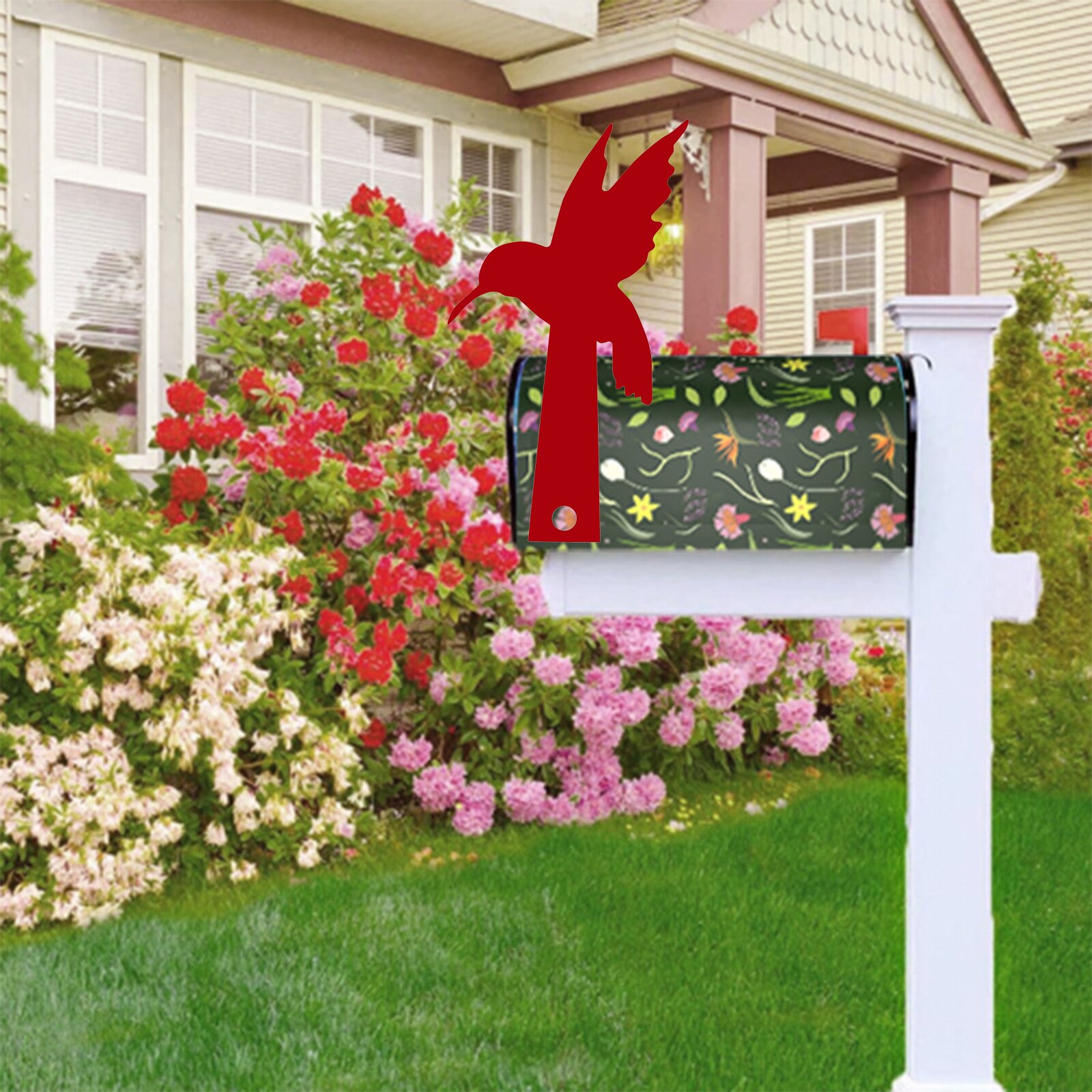 Universal Mailbox Post Box Acrylic Plastic Replacement Flag 1.5cm Hole All Weather