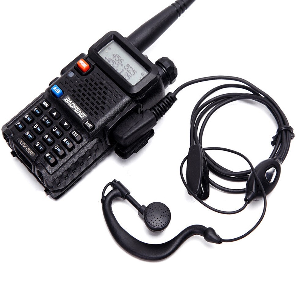 Zwei Weg Ham radio Hängende ohren Mikrofon Headset Walkie Talkie Hörer kopfhörer Headset für BaoFeng UV5R serie Walkie Talkie