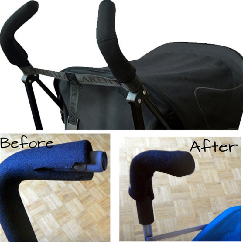 2 teile/los Griff Schutz Abdeckung Neopren Baby Kinderwagen Griff Abdeckung Wagen Poussette Kinderwagen Zubehör