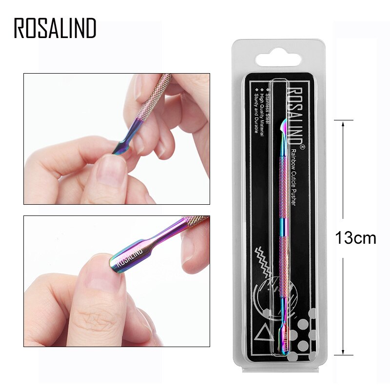 ROSALIND 1pc Cuticle Schaar Clipper Professionele Rvs Shears Voor Nagels Manicure Tool Exfoliërende Nail Art Clippers: 02