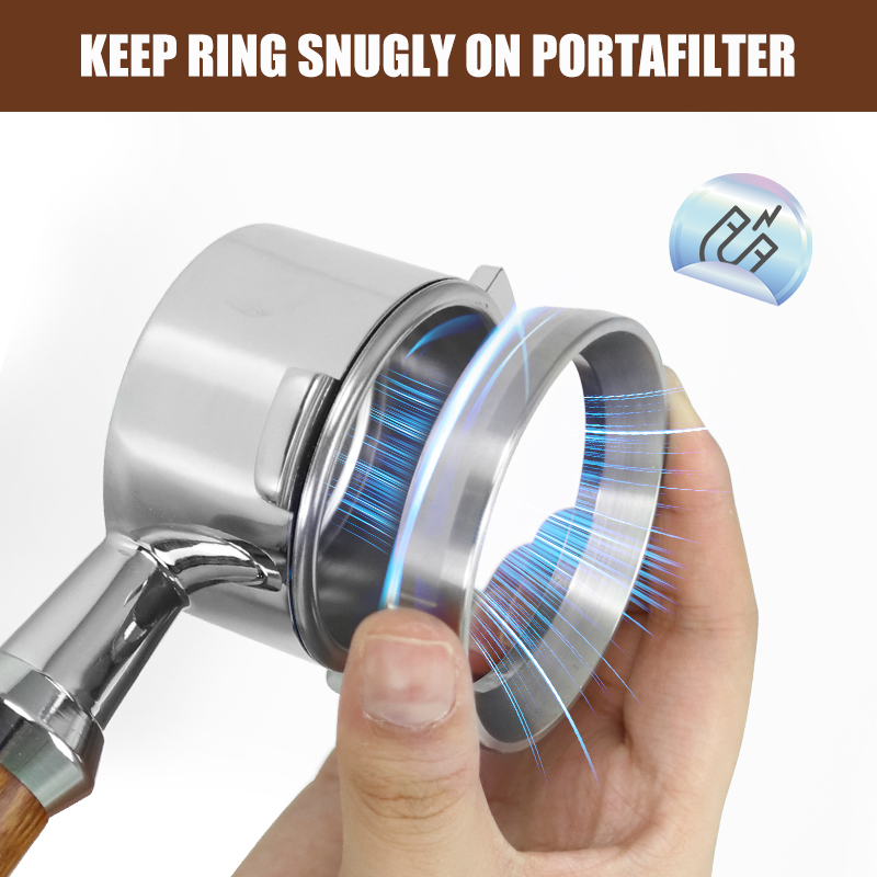 Koffiedoseerring Magnetische Trechter 51Mm 53Mm 58Mm Voor Breville Sage Delonghi Portafilter Espresso Accessoires Barista Gereedschap