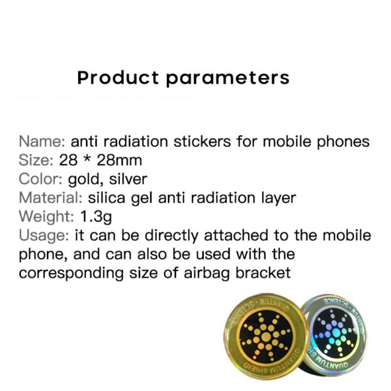 Mobile Phone Radiation Protection Sticker Nano-anion Silicone Phone Sticker Anti-Radiation Mobile Phone Protection Sticker