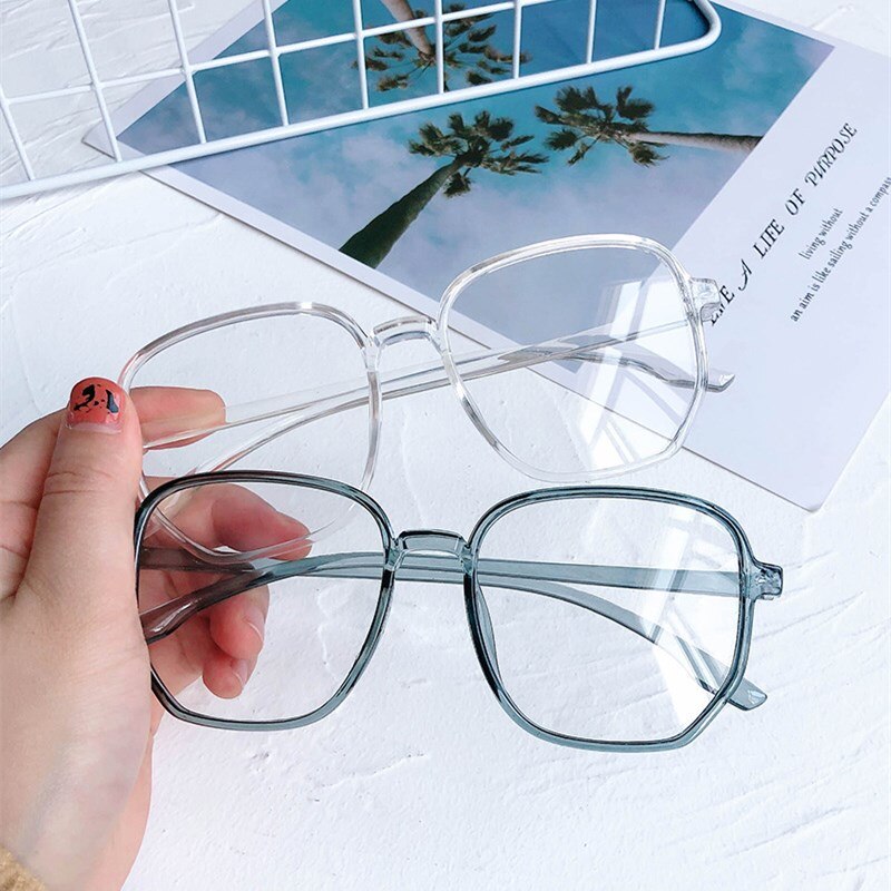 1Pair Blue Light Glasses Clear Regular Computer Gaming Glasses Women Eyewear Improve Comfort Anti Blue Ray Eyeglasses