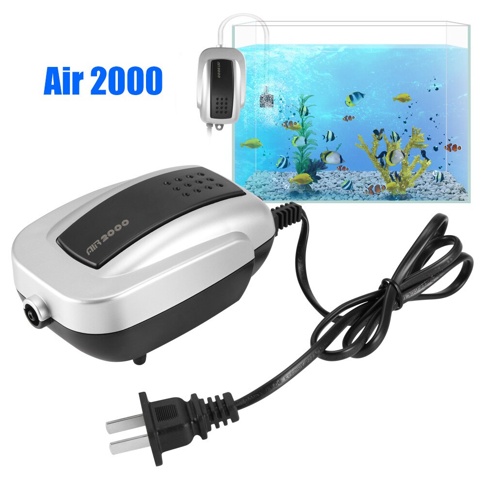 Ultra-Silent Air Pump AIR-1000 AIR-2000 AIR-3000 Aquarium Air Pump Fish Tank Increasing Oxygen Pump