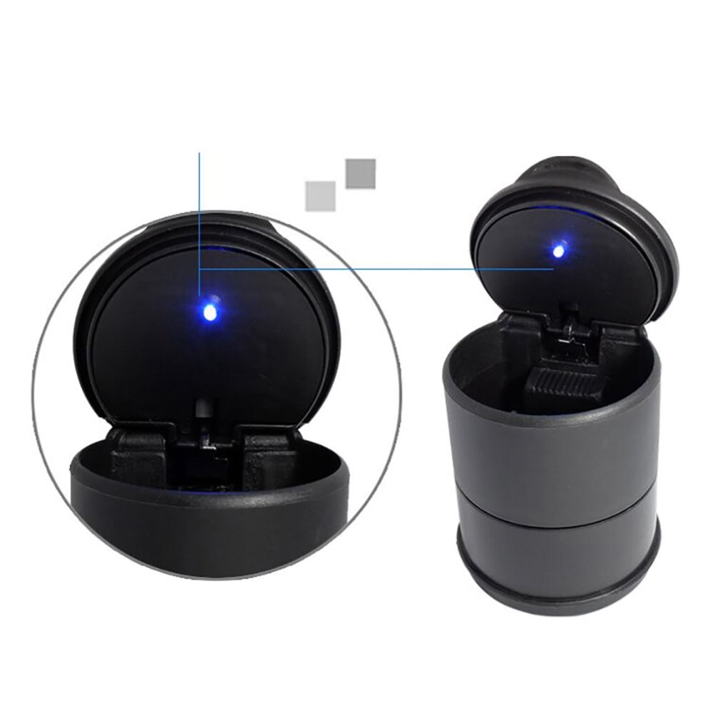 Auto asbak auto interieur accessoires auto led met licht hoge temperatuur bestendige asbak