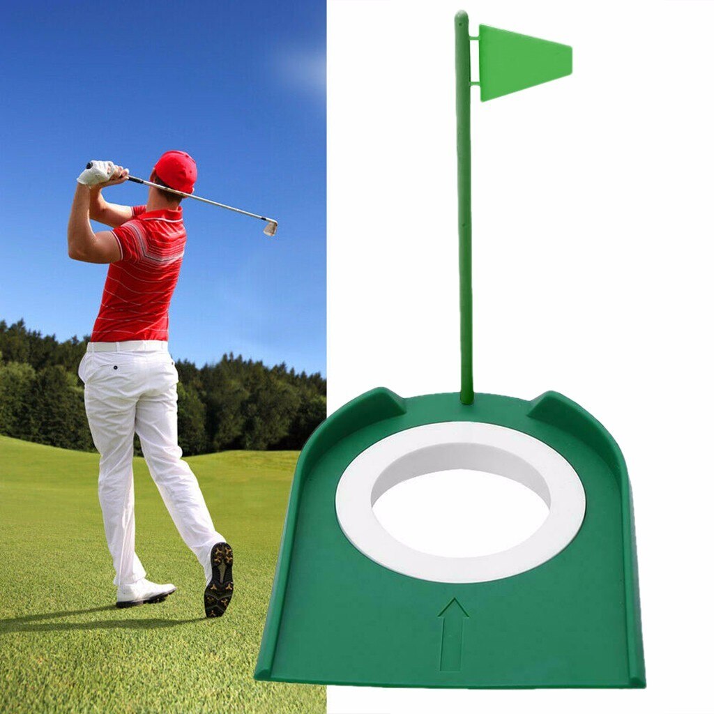 Golf Training Indoor Outdoor Golf Putting Cup With Hole Flag Training Toy Putter Practice Aid Golf Practice Net Accessories 골프