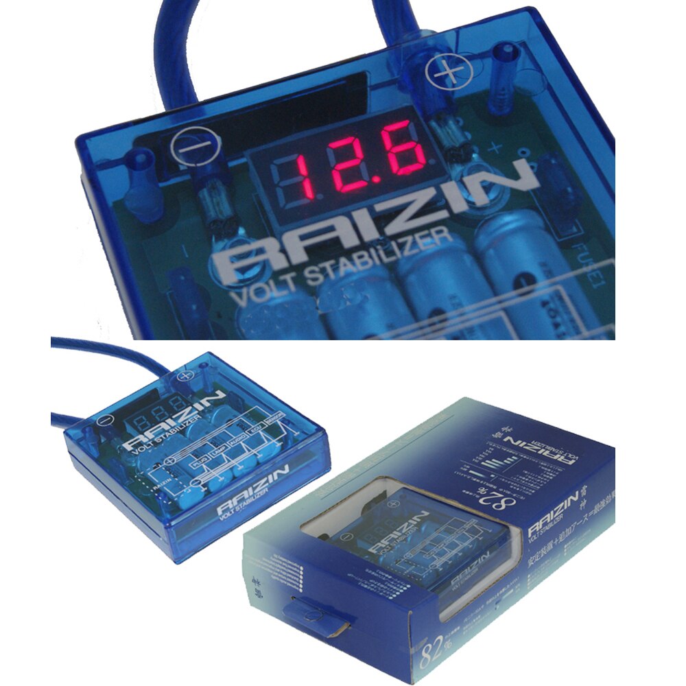 ! Universele Mega Raizin Volt Stabilizer/Met Grond 5 Draden Digisplay En Led Display Rood/Blauw/ paars/Geel