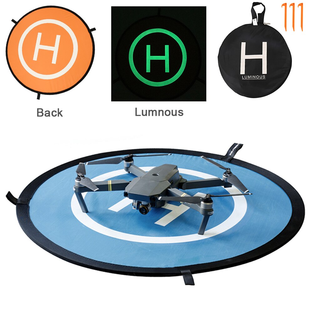 Universal landingsplade til dji mavic mini rc drone bærbar sammenklappelig glød i mørk land pad til dji mavic mini drone tilbehør