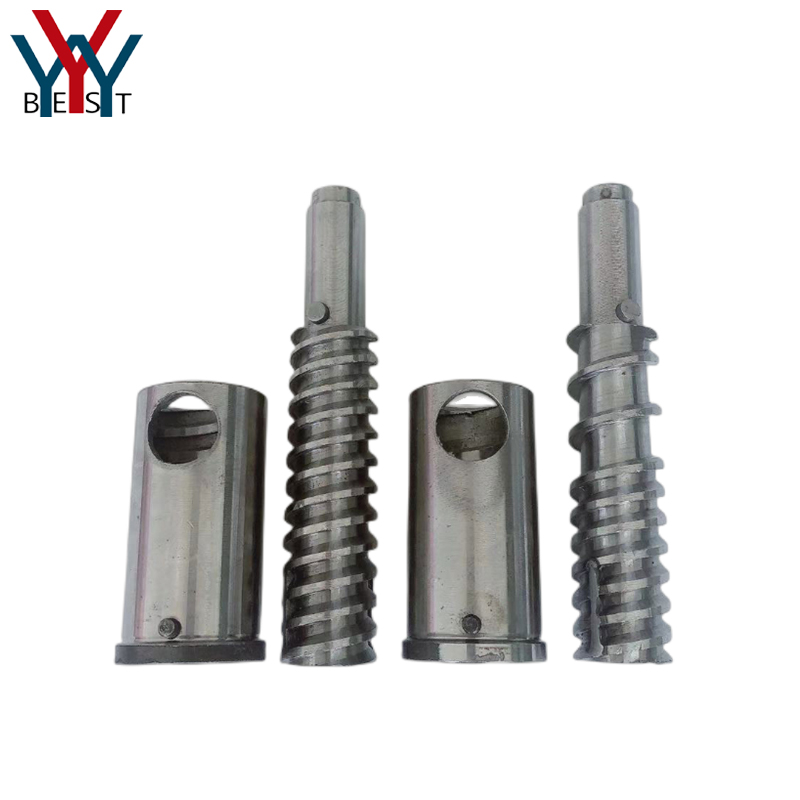 Máquina de inflado de granos de arroz y maíz, extrusora de alimentos, tornillo de palo hueco retorcido, manga de tornillo, piezas del eje de la máquina de aperitivos de arroz