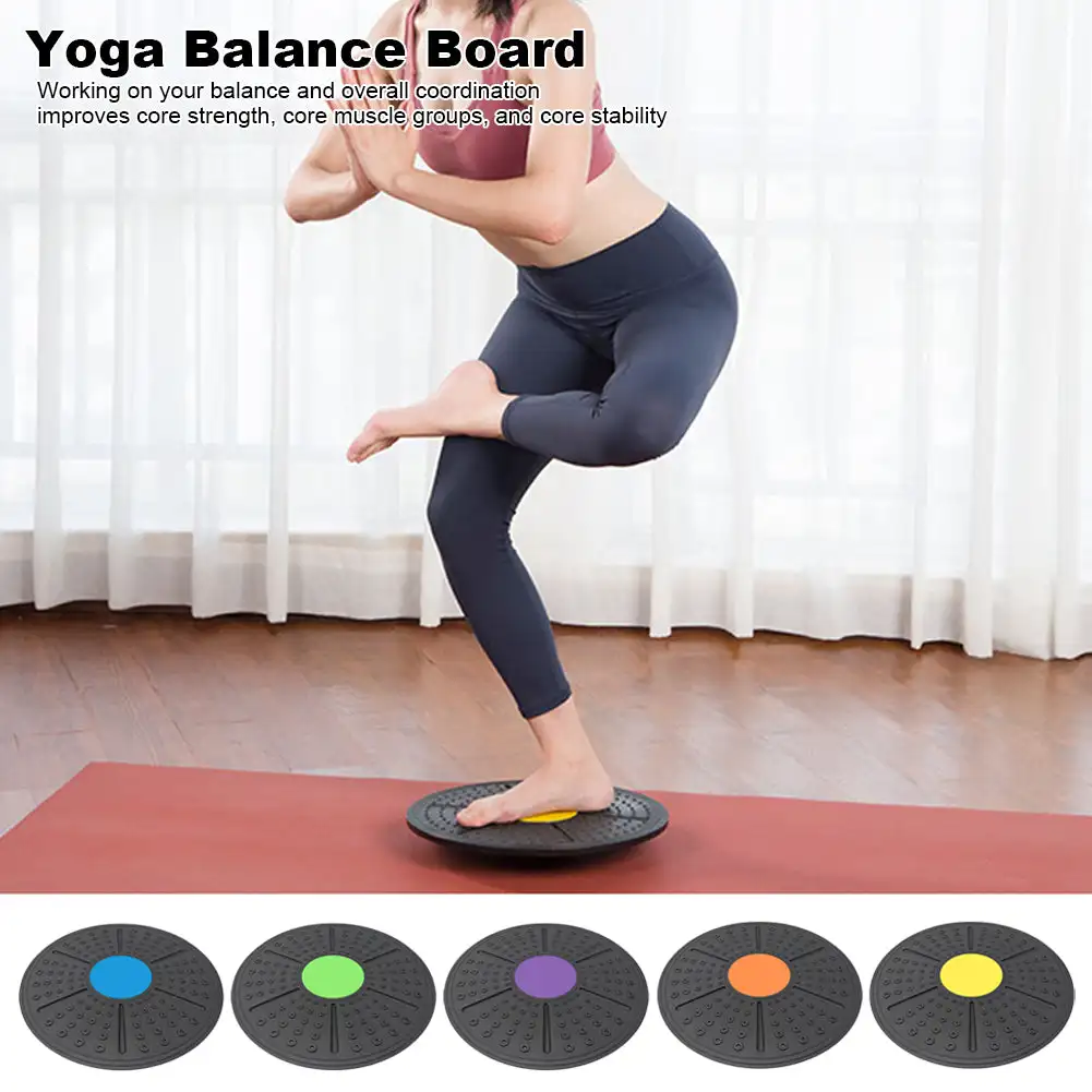 Wobble Balance Board Balance Exerciser Antislip Balance Trainer Draagbaar stabiliteitsbord voor volledige lichaamsoefeningen