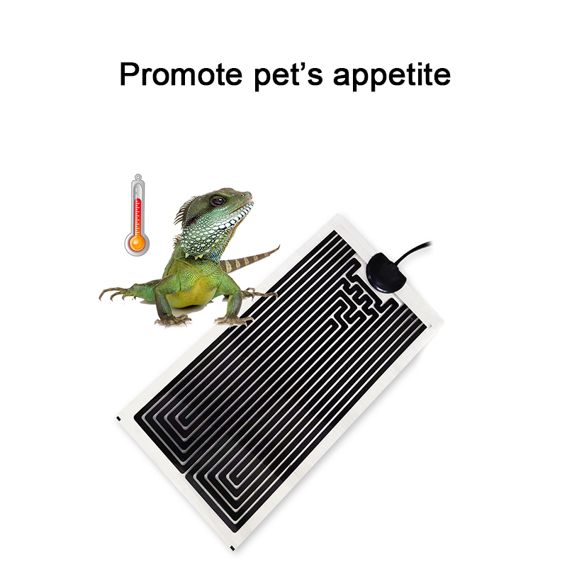1Pc Fish Tank Heating Mat EU Plug Low Temperature Waterproof Moisture-proof Adjusting Temperature 0-50℃ For Turtles Snakes