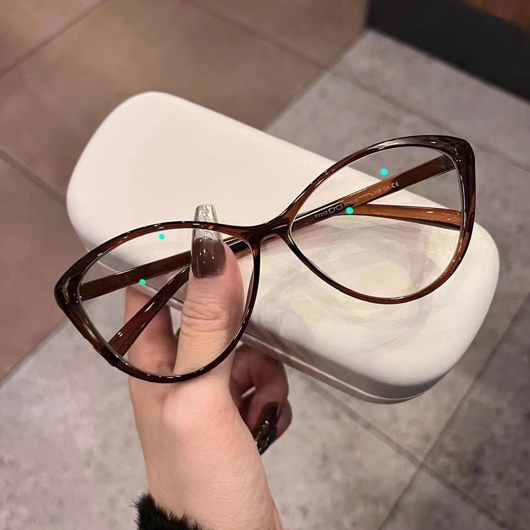 Cat eye solbriller til kvinder luksusmærke solbriller dame sort brillestel dame solbriller briller  uv400: Lyserød