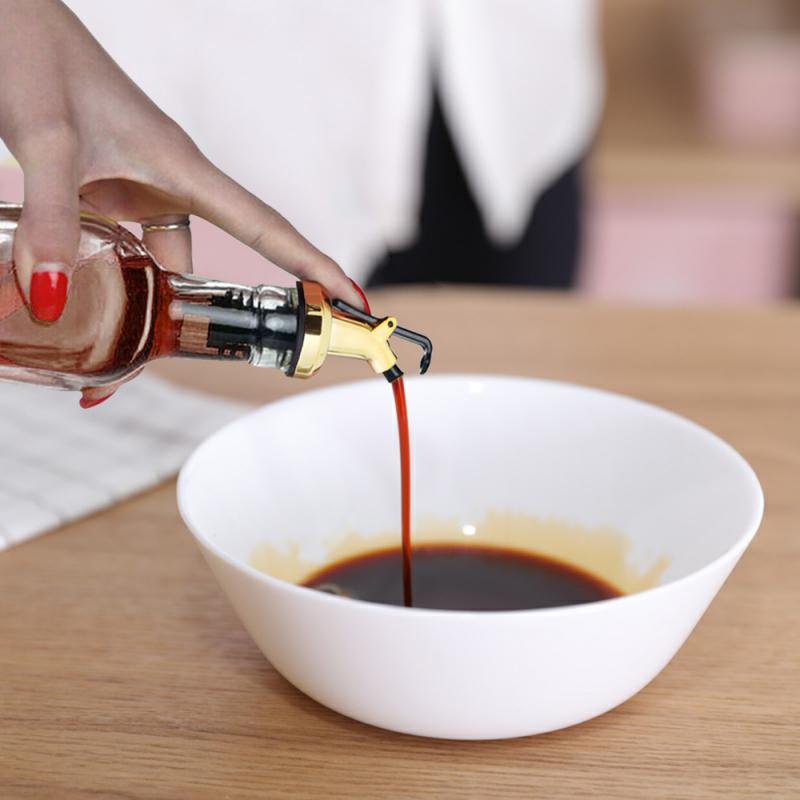 Aceite de oliva del rociador del licor de cerradura de ABS vino Pourers Flip Top beber vino tapón a prueba de fugas Bar comedor de herramientas de cocina