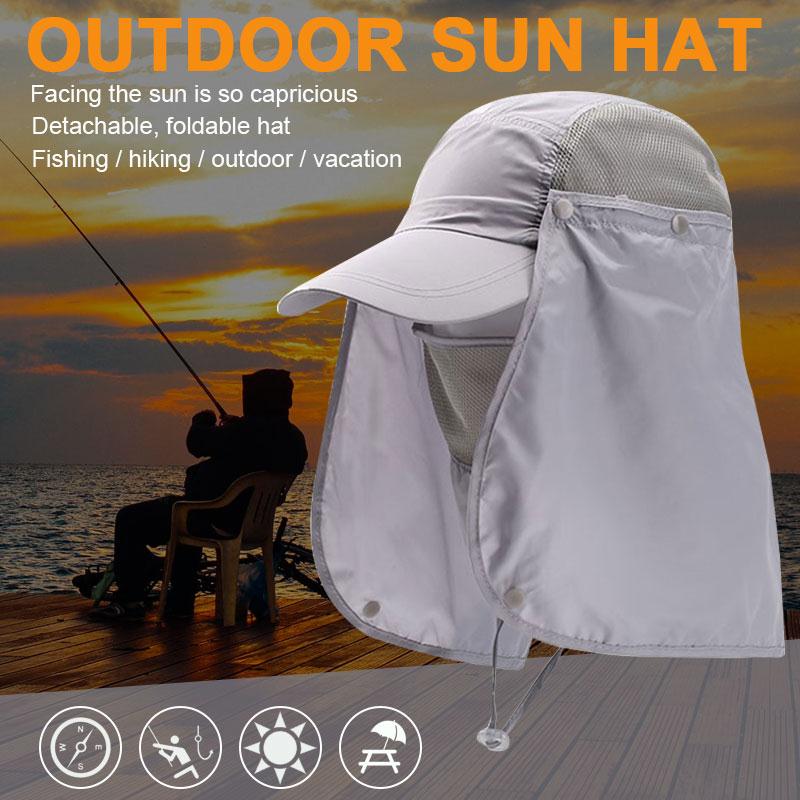 4 farve vandtæt stof kølehætte solskærm hat baseball cap holdbart tøj solskærme praktisk bærbar: Brun