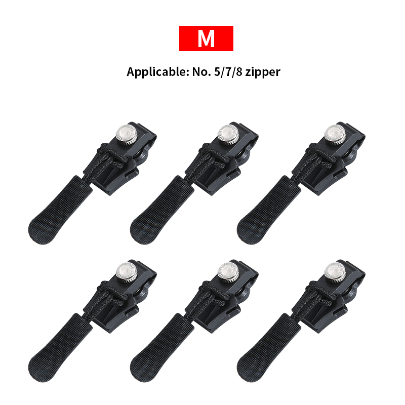 Universal Detachable Metal Zipper Slider Puller Detachable Instant Repair Kit DIY Replacement Lever Locks for Clothing Luggage: Copper