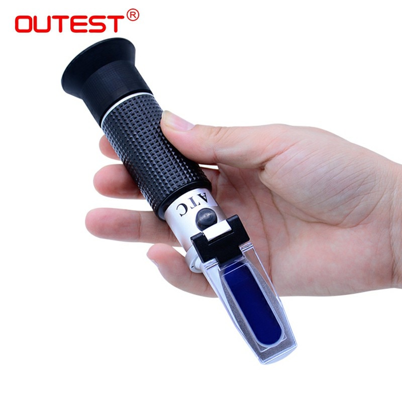 Portable auto refractometer Methanol Antifreeze Tester -50~0 Methanol Freezing Point meter Water freezing point tester RZ127