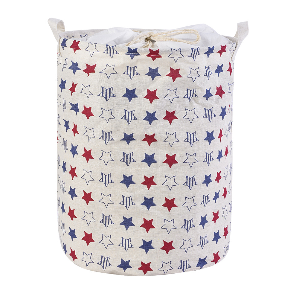 1pc Folding Laundry Basket Round Storage Bin Bag Large Hamper Collapsible Clothes Toy Basket Bucket Organizer Large Capacity2022: 1-2