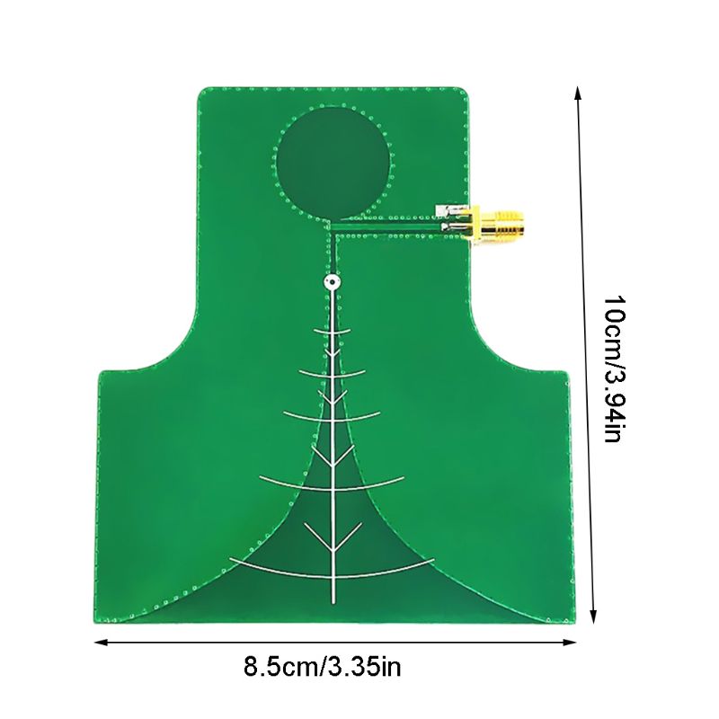 Antena direcional alta da transmissão da imagem da antena 2.4g do tem do ganho de 1 pces 10.5-2.4 ghz uwb novo