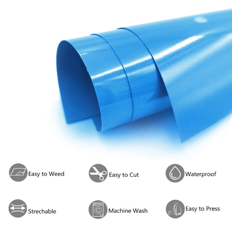 10/20Pcs Heat Transfer Vinyl Iron On Adhesive Film Sheets for DIY Clothes Shirts