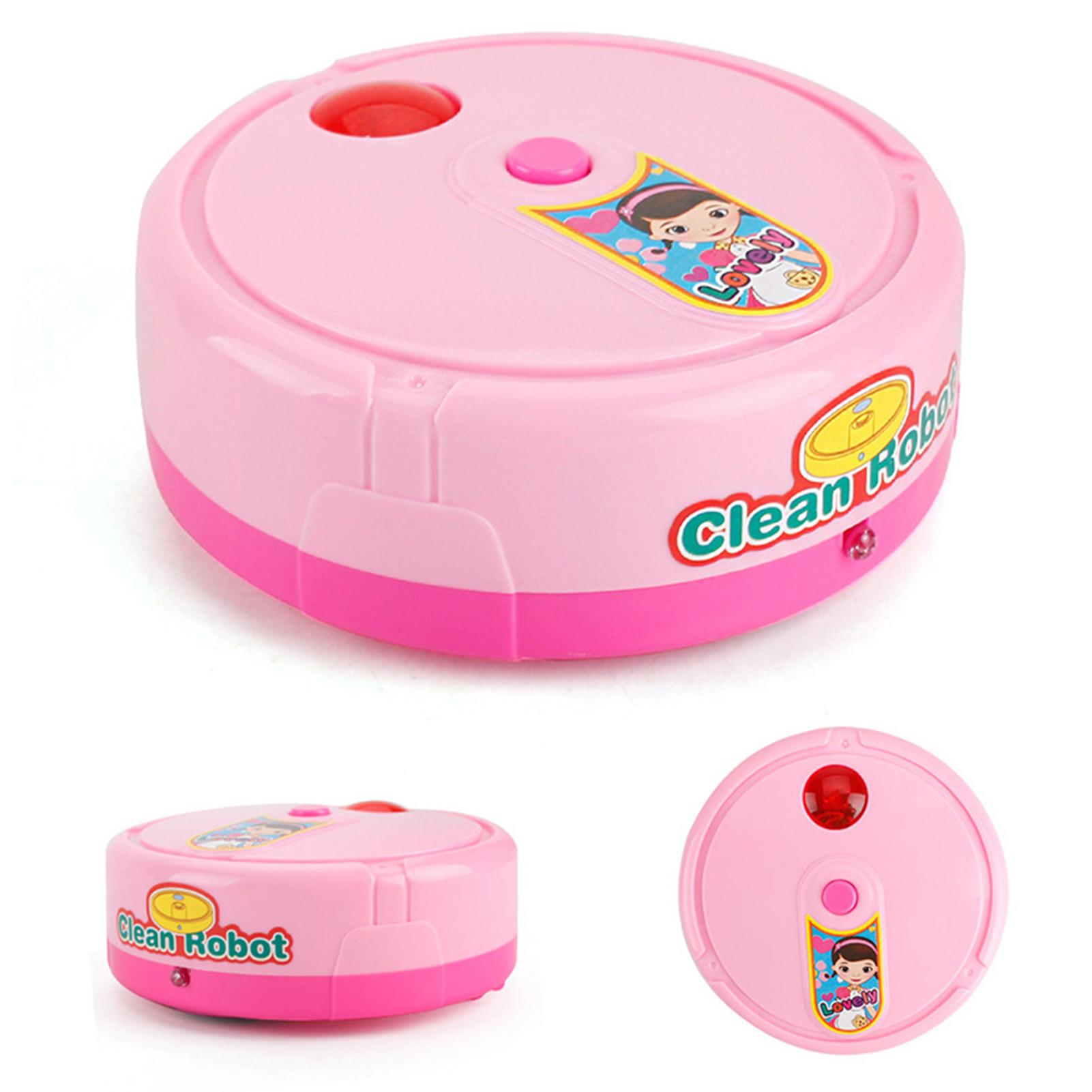 Poppenhuis Elektrische Muziek Reinigingsmachine Stofzuiger Vegen Robot Speelgoed Kinderen Speelgoed Pretend Play Gereedschap Opvoeding Speelgoed