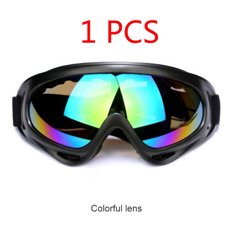 Motocross briller hjelm scooter udendørs dirt bike solbriller retro motorcykel briller off-road gafas: 1 blændende