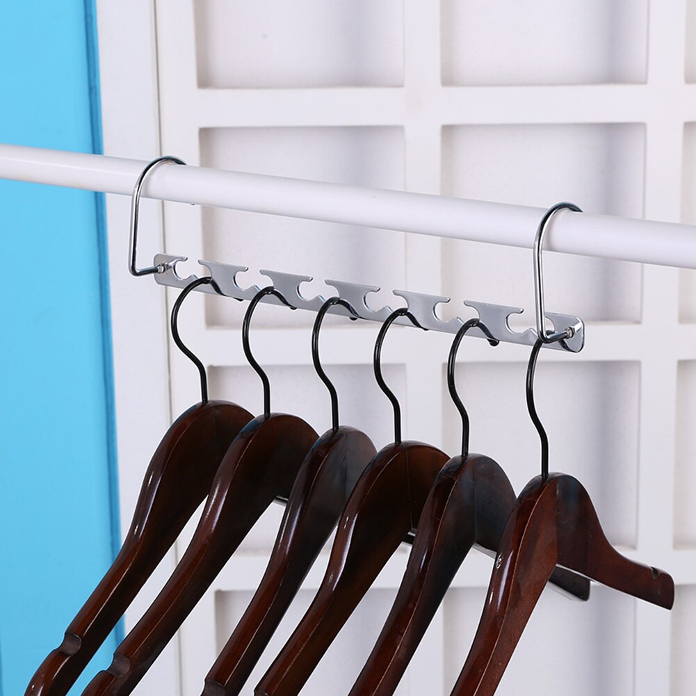 Perchas de Metal para ropa, organizador de ropa para el armario, práctico ahorro de espacio, 2/4 Uds.