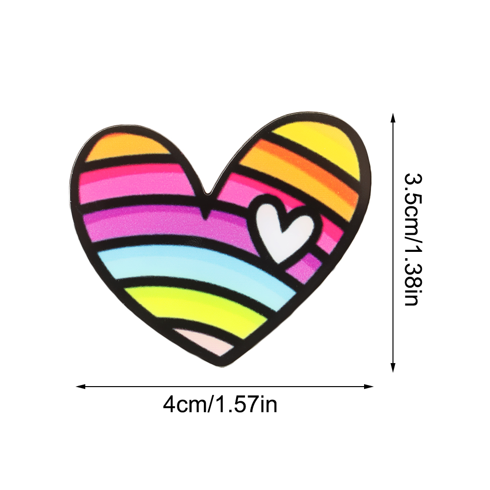 Broche unisexe en émail, drapeau LGBT, arc-en-ciel, cœur, paix et amour, sac à vêtements, épingle à revers, Gay, lesbiennes, icône de fierté, Badge, bijoux: 11