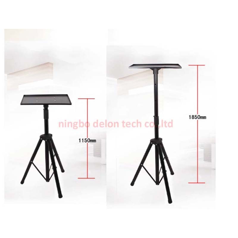 DL-PS3B 60KG 1050-1850mm universal projector tripod stand laptop floor stand height adjustable bracket DVD Player floor holder