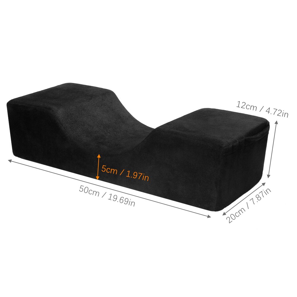 Almohadas de franela para extensión de pestañas, herramientas de maquillaje, para salón de belleza, reposacabezas, soporte para el cuello