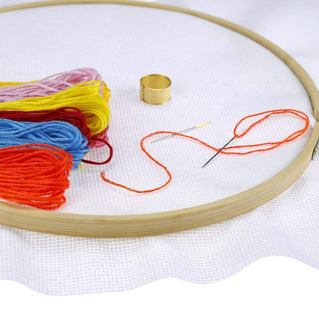 Bordado cruz-ponto diy tecido de algodão bordado costura artesanato pano