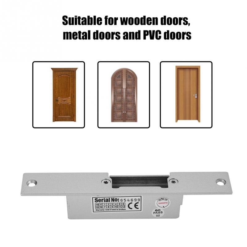 Ta -130 elektrische slagdeurslot toegangscontrolesysteem roestvrij staal nc geen kathode fail-safe beveiligd voor houten metalen pvc-deuren