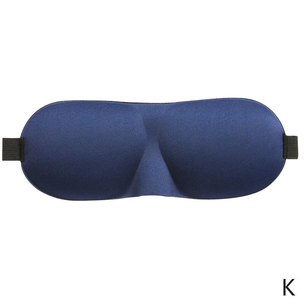 Máscara para dormir en 3D, mascarilla Natural para dormir, protección para los ojos, parche suave para los ojos, portátil, para hombres y mujeres, 1 Uds.: as the picture K