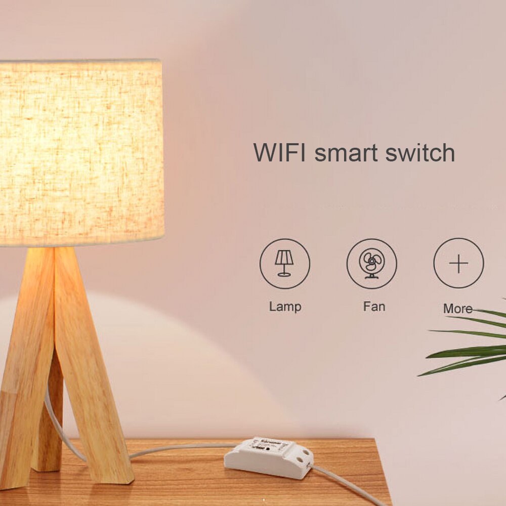 Smart 10A 220V Timing LED Light Controller RF Receiver Wifi Wireless Light Switch Remote 433mhz Control Module Voice Control