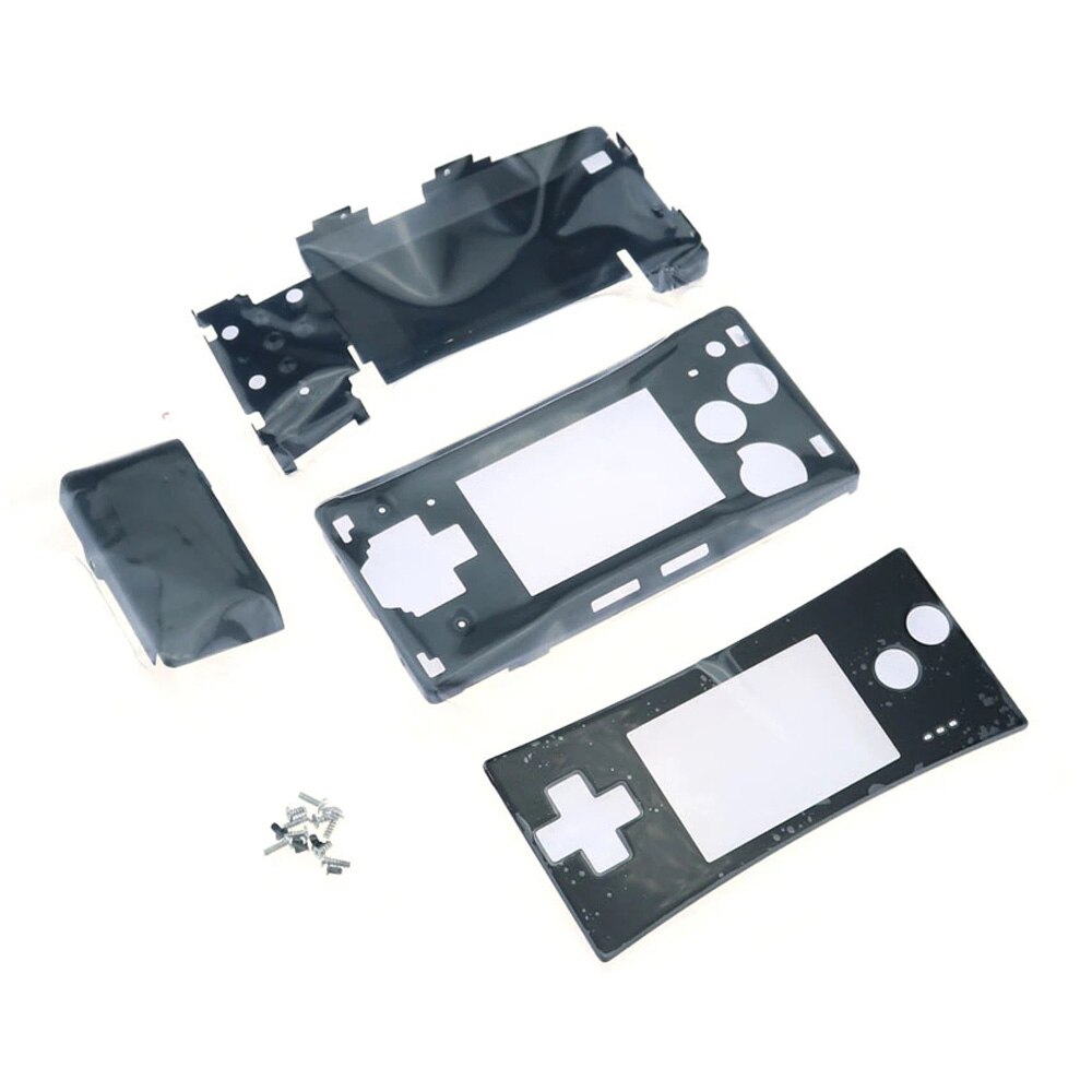 Jcd Metalen Behuizing Shell Case Voor Gameboy Micro Gbm Console Front Back Cover W/ L R Een B D-Pad Volledige Set Knop Schroef Tool