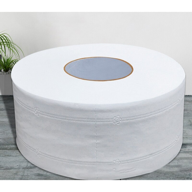 4-Ply Toilet Paper - Commercial Jumbo Roll Toilet Paper Per Roll, 2 Rolls
