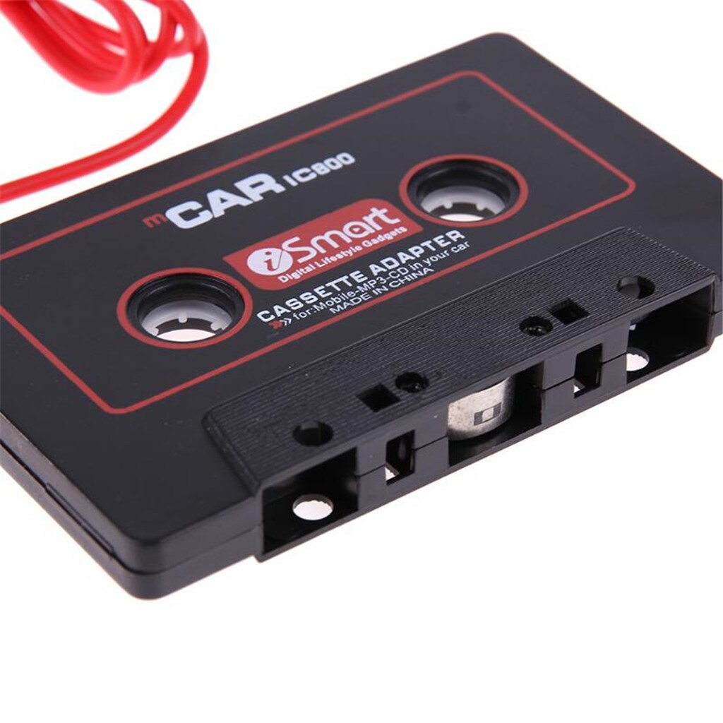 AUX Music Cassette Tape Player Adapter For Audio, CD, Radio, MP3 And Black