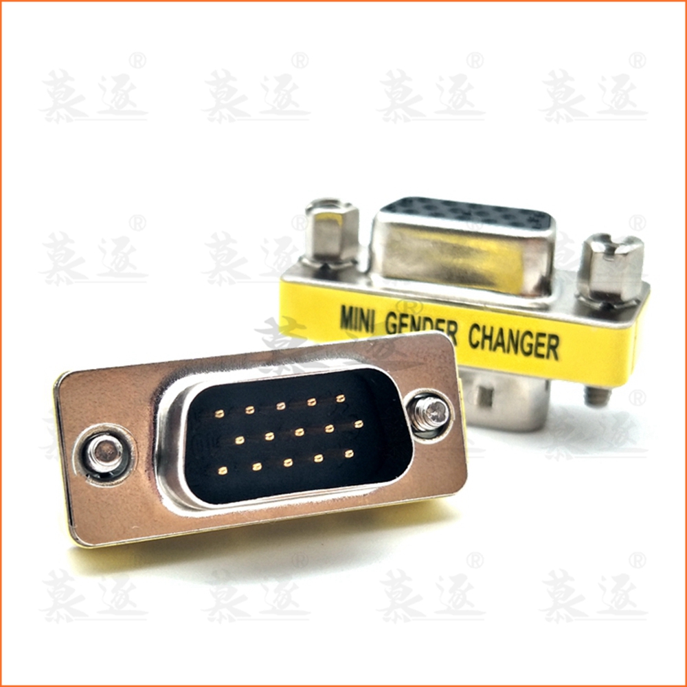 VGA male to male Female to female Male to female jack DB15 pin Convertor Adapter for Monitors Projectors VGA Splitters KVM