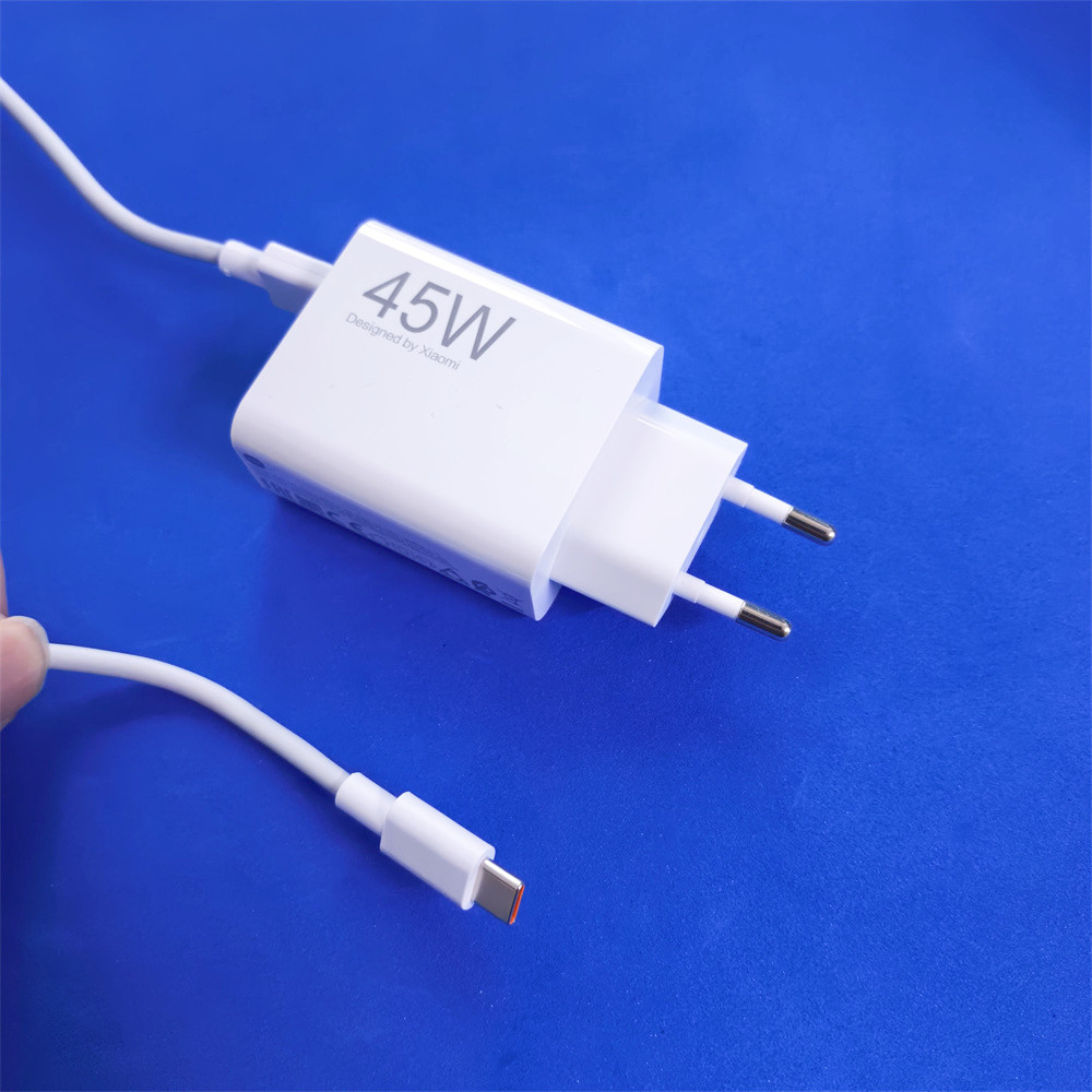 Original Xiaomi Redmi Note 14 Pro 45W Turbo Charger Fast Charge EU Adapter Type C Cable For Mi 11T 10T POCO X3 NFC X4 GT M5S M6