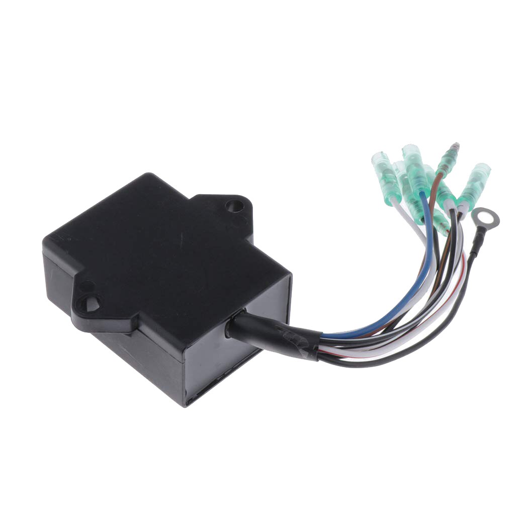 Black CDI Box Ignition Control Unit CDI Ignition Control Box for Yamaha Outboard C 25HP 30HP E25B E30H 30H 2 Stroke