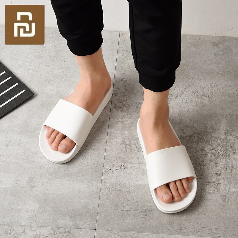 Nuove pantofole da uomo Youpin One Cloud scarpe bianche e nere scivoli antiscivolo bagno estate casual stile suola morbida infradito