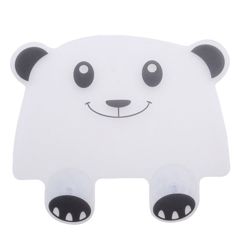 Kjøkken anti sive forvirre søt panda form vannsprut baffel praktisk sugekopp tjener vask brett duppeditt: 001